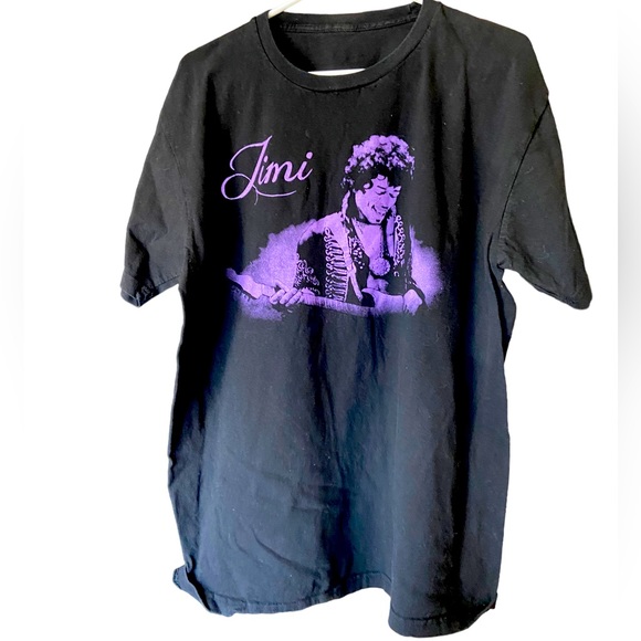 Retro Vintage Rock Jimi Hendrix Men’s Black XL T-Shirt MINTY - Picture 1 of 3